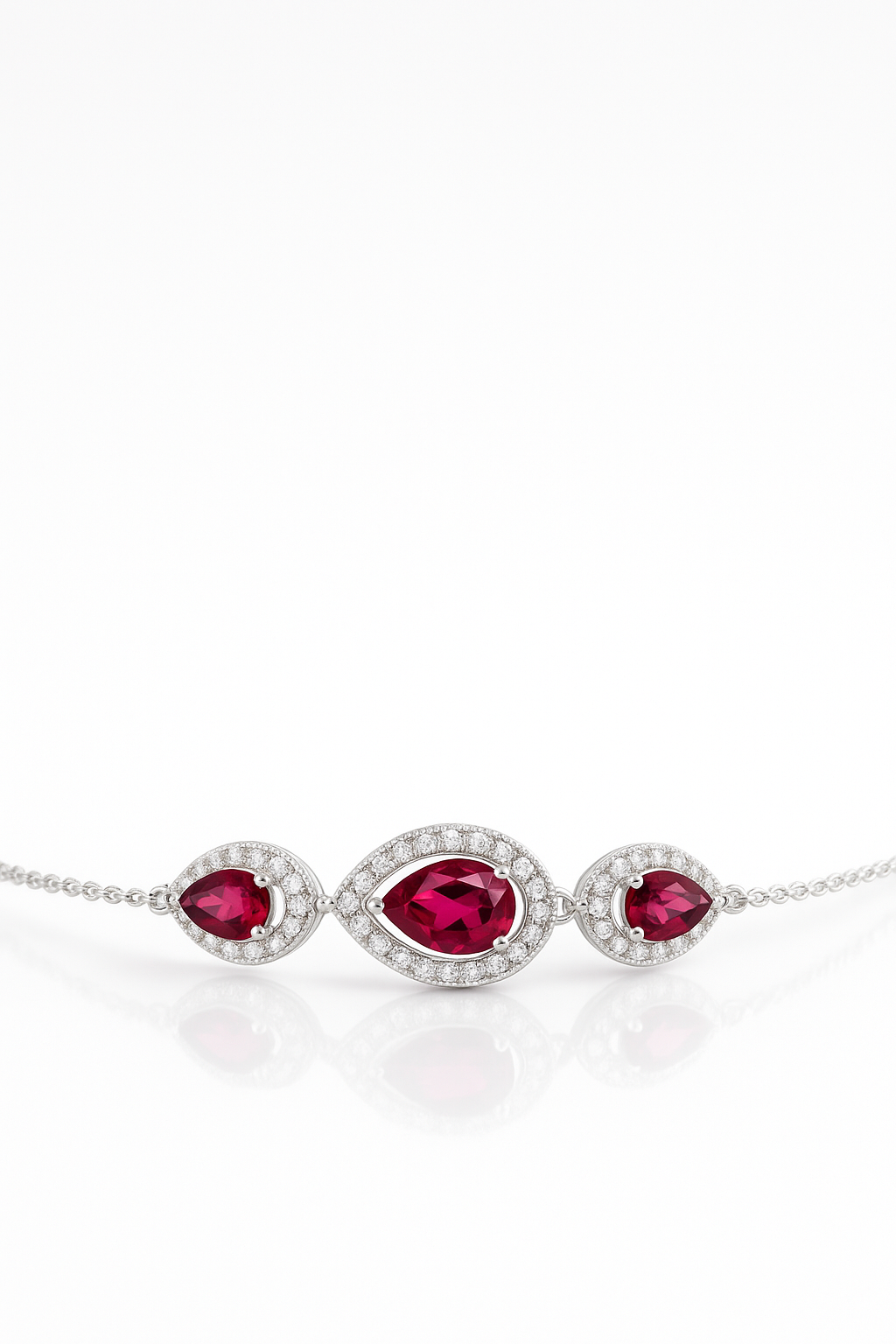 Crimson Bloom Bracelet