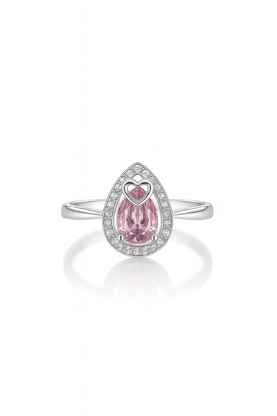 Blushing Bloom Duo Set (Ring + Pendant + Ear rings)