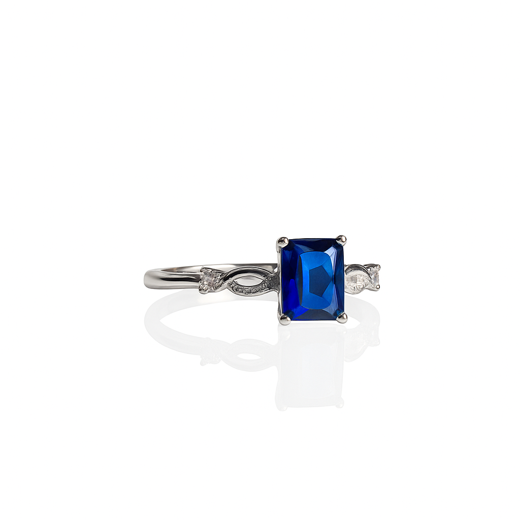 Sapphire Infinitwist Ring