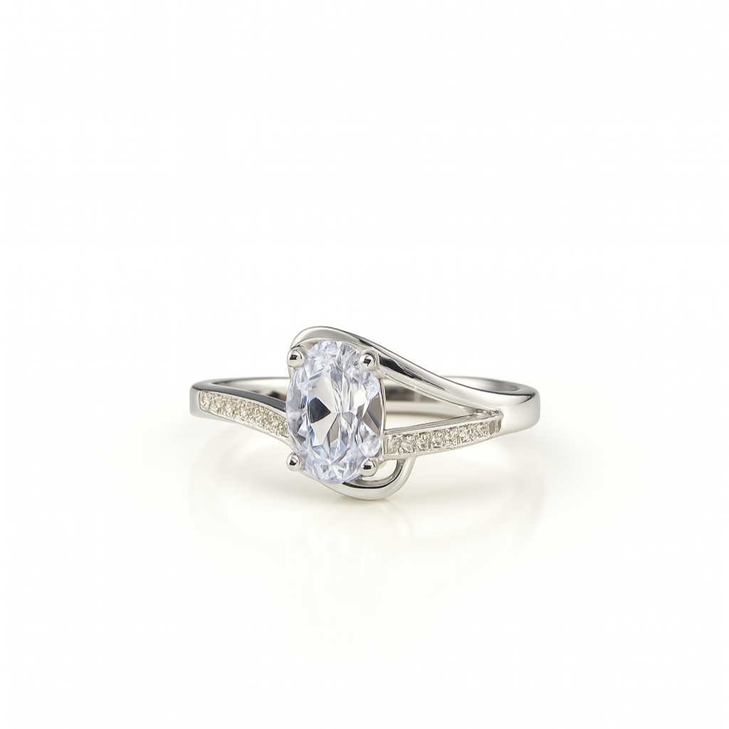 Quartz Ribbon Ring
