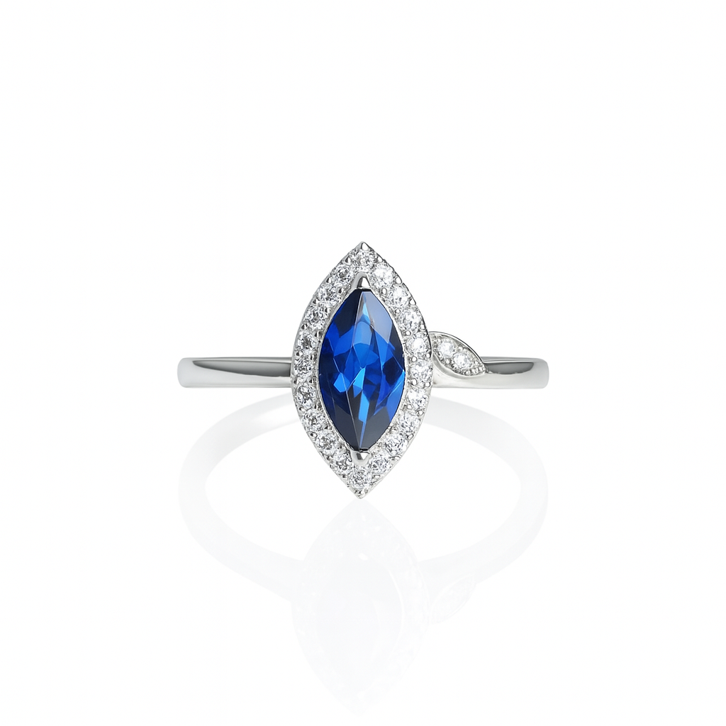 Royal Marquise Halo Ring