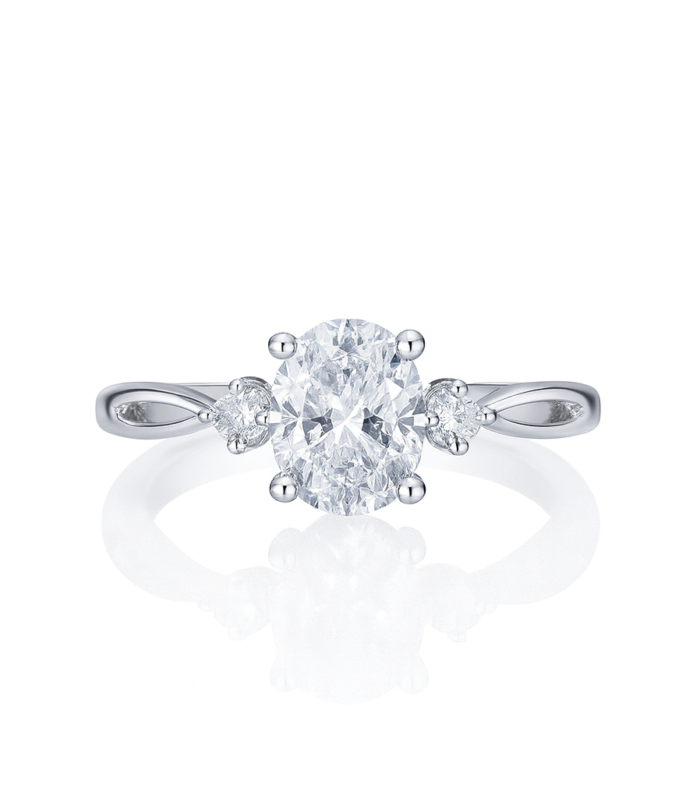 Oval-Cut Solitaire Ring