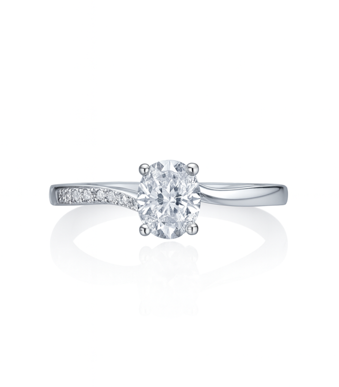 Sterling Silver  Round Cut CZ