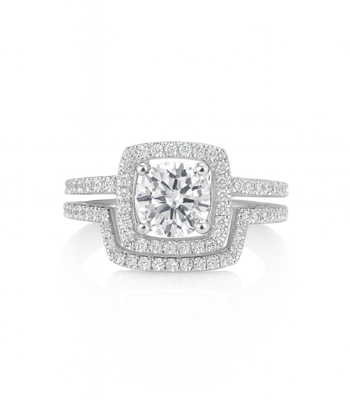 Double Style Diamond  Ring