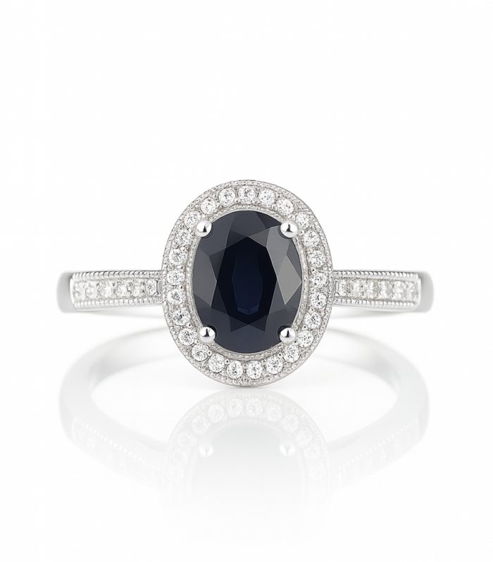 Allure Black Sapphire Ring