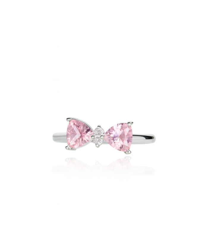 Noir Bow Marquise Ring,